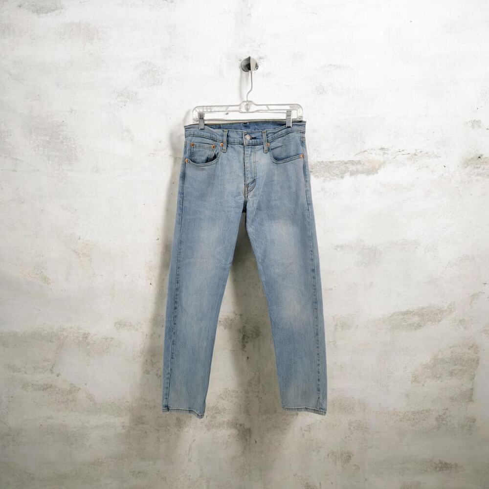 Levi's Men's 502 Taper Jeans Flex Stretch Premium Jeans Light Wash Blue 30Wx29L